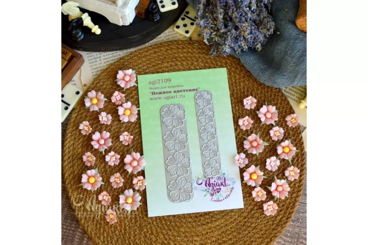 Ножи для вырубки "Нежное цветение" от AgiArt