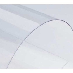 Transparent plastic sheet, A4 format, 0.3 mm thickness