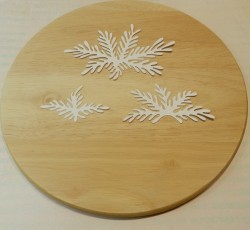 Cutting down Spruce branches 3 pcs. cardstock paper 290 gr.