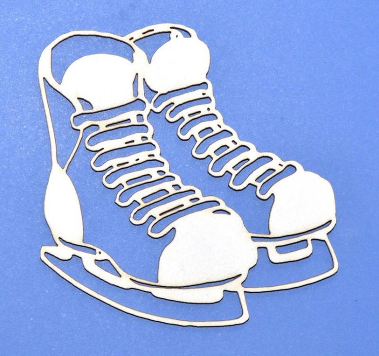 Chipboard clearance "Skates", 1 element