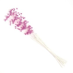 Украшение для скрапбукинга "Цветы", цвет фиолетовый,размер 0,3х21 см
