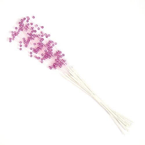 Decoration for scrapbooking "Flowers", color purple, size 0.3 x 21 cm