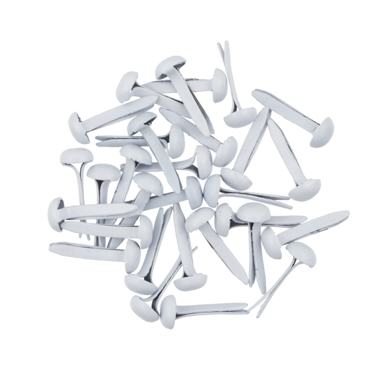 Набор брадсов Mr.Painter "Белые", размер 4,5х12 мм, 30 шт