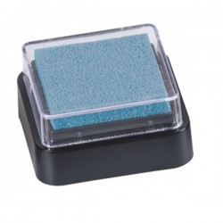 Штемпельная подушка пигментная "Inc Pads mini", цвет голубой, размер 3 см