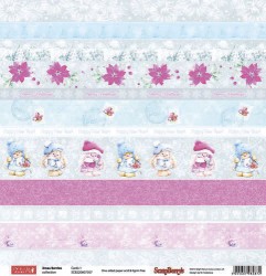 One-sided sheet of paper Scrapberry's Winter berry 