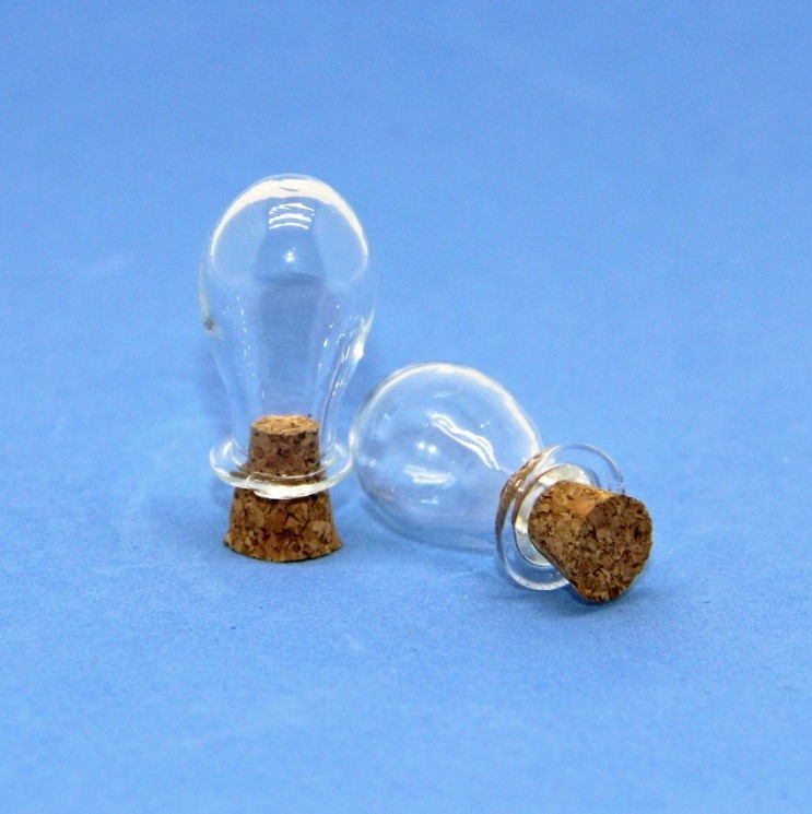 Glass bottle with a stopper 1 piece, 1.5 ml, size 1. 5x2. 4cm