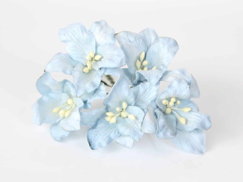 Lilies "Blue" size 2x2. 5 cm 5 pcs