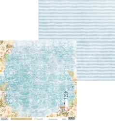 Двусторонний лист бумаги Scrapodelie Теплый бриз "Лист 1", размер 30,5х30,5см, 190 гр/м2