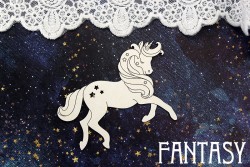 Чипборд Fantasy "Единорог 1440" размер 9,6*6,3 см