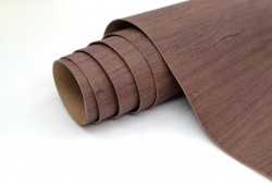 Binding leatherette Italy, Walnut color, matt, with texture, 33X70 cm, 240 g /m2