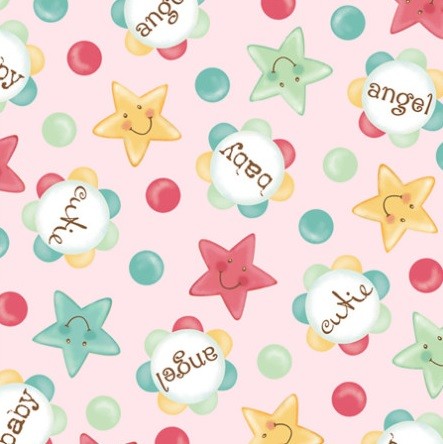 Отрез ткани QUILTING TREASURES "Baby Bundles" размер 50х55 см , Америка