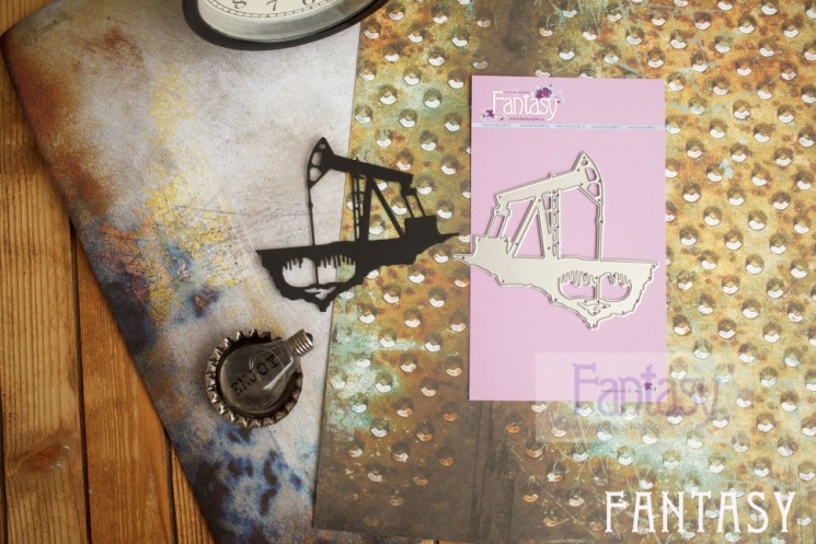 Нож для вырубки Fantasy " Нефтяная вышка" размер 9.3*8 см