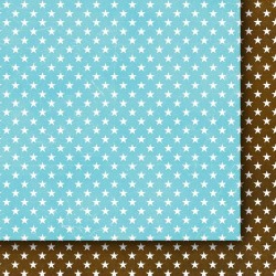 Двусторонний лист бумаги Galeria papieru "Starry night-01", размер 30х30 см, 200 гр/м2