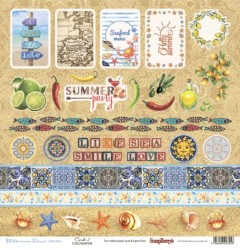 Double-sided sheet of paper Scrapberry's Mediterranean 