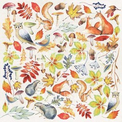 Лист с картинками для вырезания Fabrika Decoru "Colors of autumn" размер 30,5х30,5 см