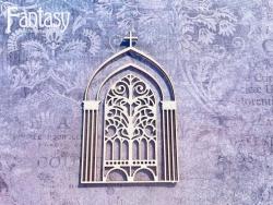 Чипборд Fantasy «На седьмом небе» (Ворота в церковь 2947), размер 8,9*5,7 см