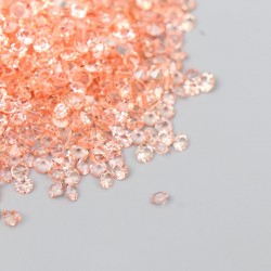 Декоративные кристаллы "Персиковые", диаметр 12 мм , 20 гр