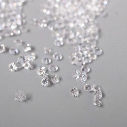 Декоративные кристаллы "Прозрачные", диаметр 12 мм , 20 гр