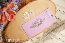 Нож для вырубки Fantasy фоновый "Сердечки 3" размер 7.2*2.5 см