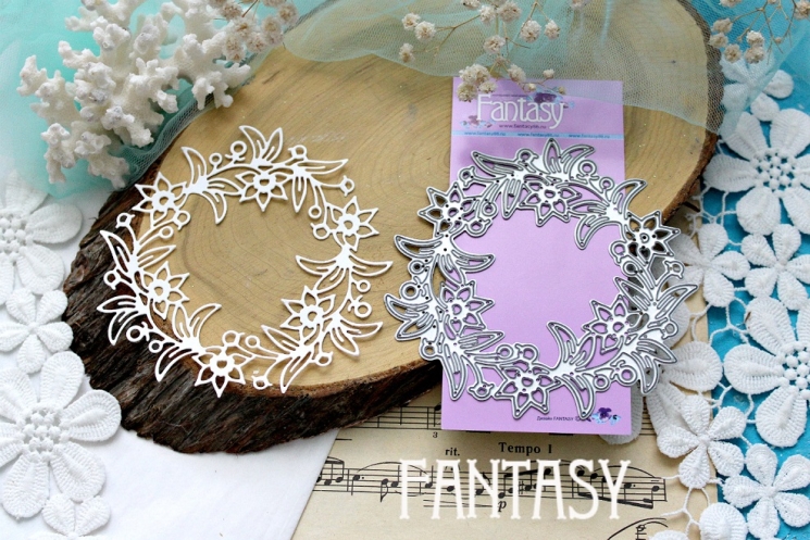 Нож для вырубки Fantasy "Рамка Летние мотивы" размер 9.5*10 см