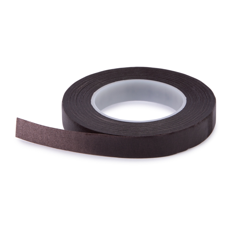 Флористическая лента (Тейп лента) "Коричневый" ширина 10 мм, в рулоне 27 метров