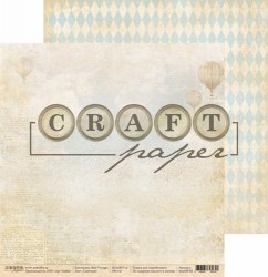 Double-sided sheet of paper CraftPaper Bon Voyage 