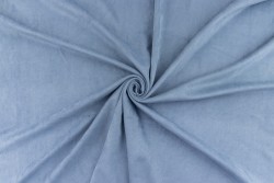 Искусственная односторонняя замша "Голубая", размер 33х70 см