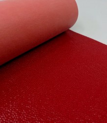 Binding leatherette Italy, color red, with texture, glossy, 33X70 cm, 275 g /m2