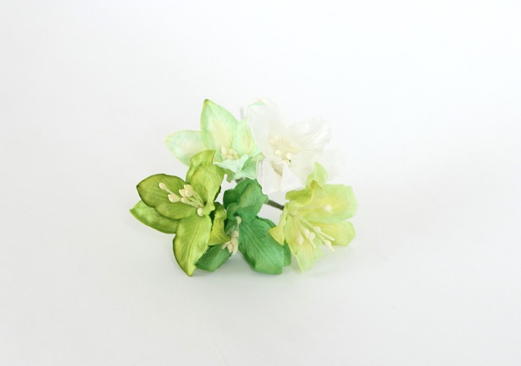 Lilies "Green mix" size 2x2. 5 cm 5 pcs 