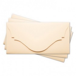 The base for the gift envelope No. 4, cream matte color, 1 piece, size 16. 5x8. 3 cm, 245 gr