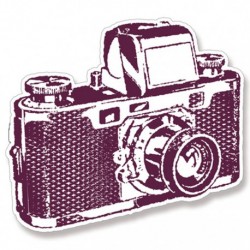 Штамп из пенорезины "Камера",размер 12,5х9,5 см