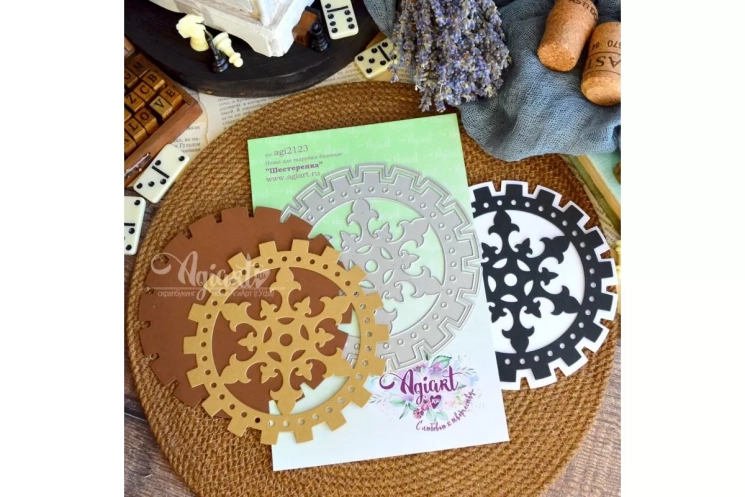 Ножи для вырубки базовые "Шестеренка" от AgiArt
