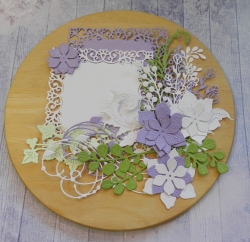 Вырубка набор 22 эл. бумага дизайнерская перламутровая 290 гр. 