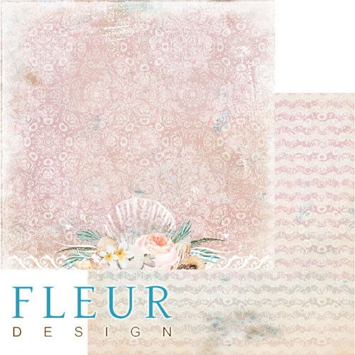 Double-sided sheet of paper Fleur Design Lagoon "Twinkling of the day", size 30. 5x30. 5 cm, 190 g/m2