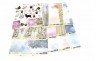 Набор двусторонней бумаги Fleur Design "Снежная акварель", 12 листов, размер 30,5х30,5 см, 190 гр/м2