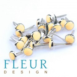 Набор брадсов "Желтый" Fleur Design, размер 6 мм, 10 гр
