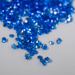 Декоративные кристаллы "Ярко-синие", диаметр 12 мм , 20 гр