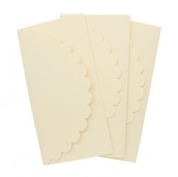 The basis for the gift envelope No. 1, Ivory color, texture 