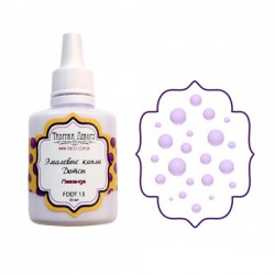 Enamel drops-beads (Dots) Fabrica Decoru, Lavender color, 30 ml