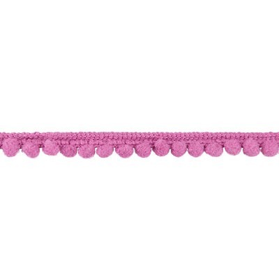 Ribbon with pom-poms "Purple", width 1 cm, length 1 m