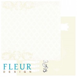 Double-sided sheet of paper Fleur Design Wedding 