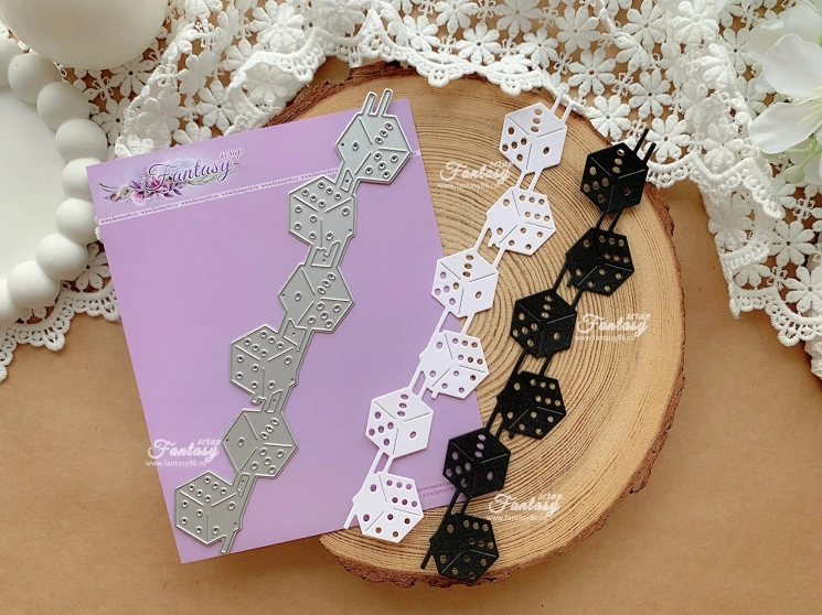 Нож для вырубки FantasyScrap «Азартный бросок» Fd-1733, размер 3,7*18 см 