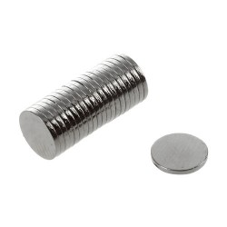 Round magnet, diameter 7 mm, thickness 1 mm, 1 piece