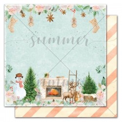 Double-sided sheet of paper Summer Studio Winter traditions 