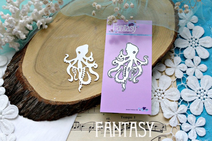 Fantasy carving knife "Octopus small" size 6.5*4.3 cm