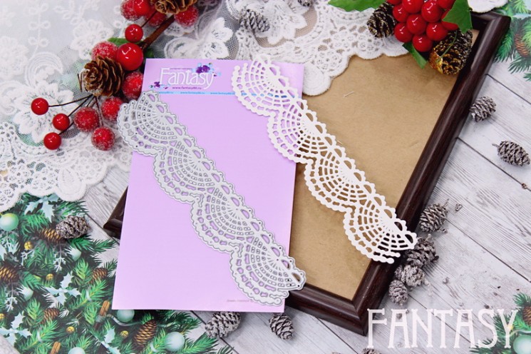 Knives for cutting Fantasy border "Lace ribbon" size: 14.6*2.9 cm