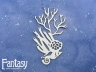 Чипборд Fantasy «Теплое море (Кораллы с ракушками) 2885» размер 8*9 см