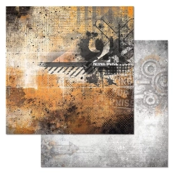 Двусторонний лист "Стальное сердце. Чувствуй себя", размер 30*30 см, 180гр (ScrapMania)