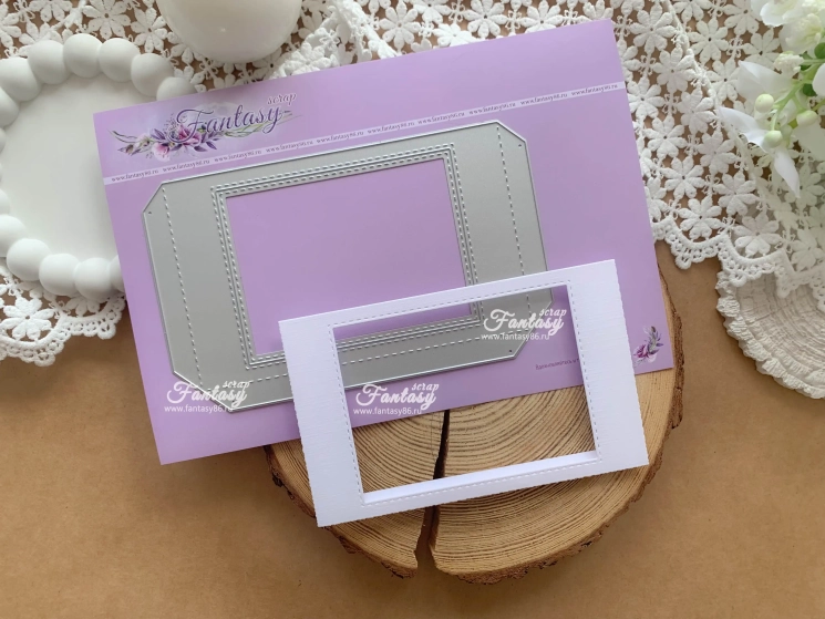 Нож для вырубки FantasyScrap "Фоторамка горизонтальная ", Fd-1734, размер 9*13 см 