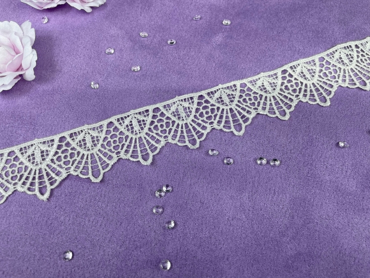 Milk lace guipure, width 3 cm, cut 50 cm